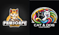 create high quality dog pet grooming logo