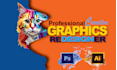 custom gaphics design, image editing, recreate product image in photoshop
