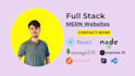develop full stack website using mern react, node express, mongodb