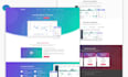 professional web landing page UI UX design figma