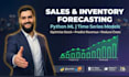 build python time series forecasting models for sales and inventory
