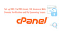fix email, cpanel, webmin, whm, dns, mysql, stop spam issues