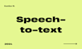 transcribe your video or audio to text