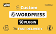 develop, customize, or fix your custom wordpress plugin
