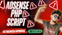 provide adsense PHP script for approval