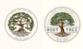 create vintage natural tree logo