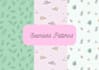 design simple cute seamless patterns