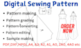 clothing pattern making and sewing pattern maker