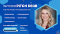 design modern investor pitch deck