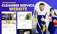 build cleaning booking service website