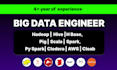handle sql, spark, pyspark, java, hadoop, and hive projects