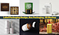do label packaging design, box packaging, and 3d mockup