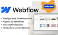 design and develop webflow websites, figma to webflow