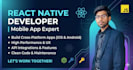 develop ios and android apps using react native expo or cli