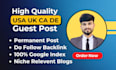 submit an article on USA blogs, USA guest posts with USA backlinks