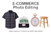 ecommerce bulk photo editing and product photo retouching
