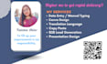 data entry, copy paste , translation,canva design, microsoft office, data mining