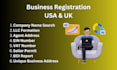 register USA llc and UK ltd company formation and ein number