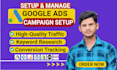 setup profitable google ads ppc campaign audit optimize conversion tracking