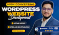 create a responsive wordpress website design and development