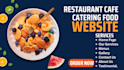 design food website catering website cafe bakery website