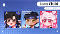 make it a chibi style icon