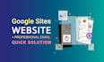 setup zero hosting cost google sites website and free professional email