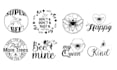 create hand drawn bee logo