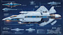 design a spaceship, sci fi vehicle illustration and sci fi art