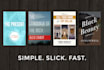 design a modern ebook cover
