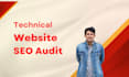 do website SEO audit with competitor analysis and action plan