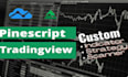 deliver custom tradingview indicator, strategy, alert, screener in pinescript