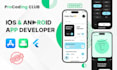 do mobile app development, ios app development, flutter app, chat ai apps
