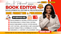 proofread, edit, format fiction novel memoir romance developmental book editor