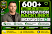 manually mix foundation backlinks with white hat SEO contextual link building