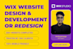 create modern wix website redesign or wix website development using wix studio