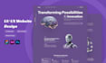 do only ui ux website design landing page and web ui design