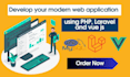 build a secure and scalable custom web application with PHP laravel