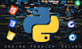 do python programming projects on vs code and notebook