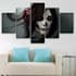 do high quality customized five panel wall  art