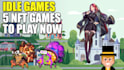 build crypto idle game, clicker game, puzzle game, simulation game development