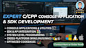 develop c cpp console applications and sdks