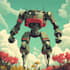 draw a mecha robot illustrations