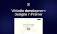 build or redesign responsive framer website, figma to framer