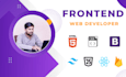 design a custom react and next js website with modern HTML CSS