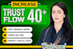 increase majestic tf trust flow 40 plus by seo backlinks