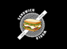 make high resolution fast food sandwich logo