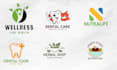 do health supplements nutrition wellness logo design