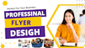create a professional flyer, church flyer design  or brochure company profile