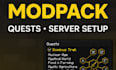 create a custom minecraft modpack with quests and server setup